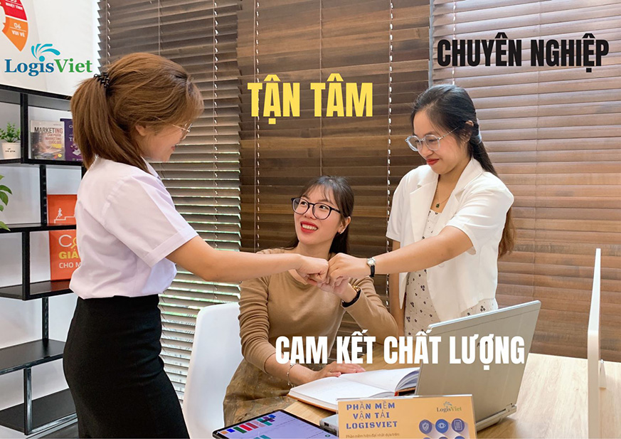 LogisViet cam kết chất lượng và dịch vụ chăm sóc khách hàng chuyên nghiệp
